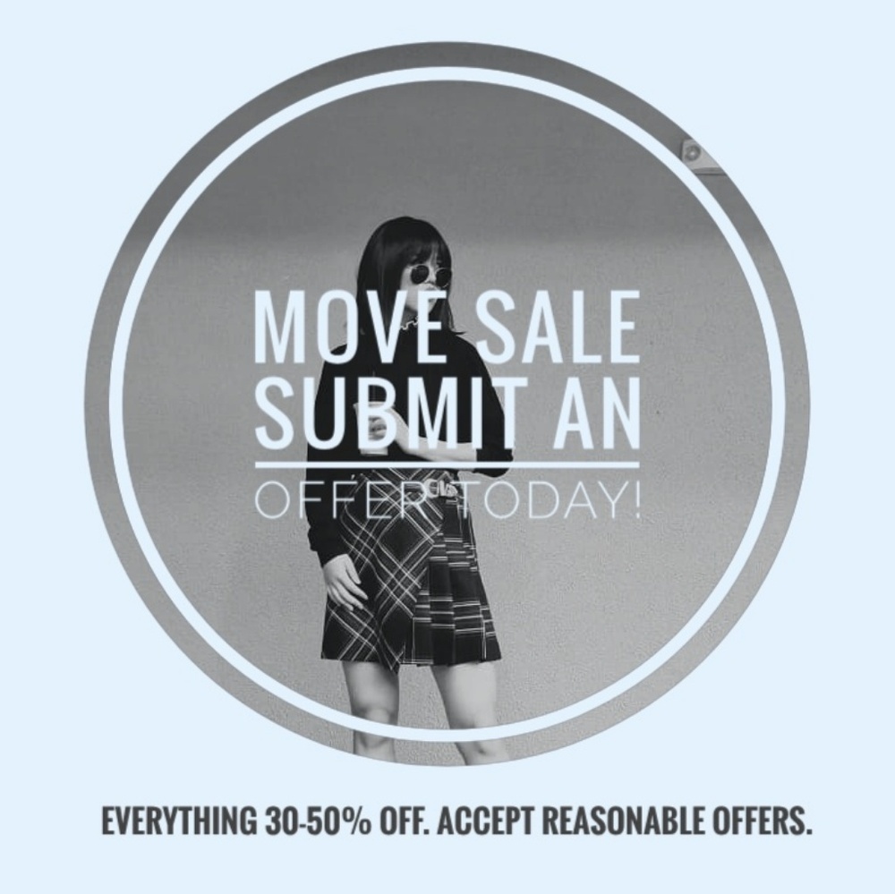 Submit an OFFER today! Everything 30-50% off.